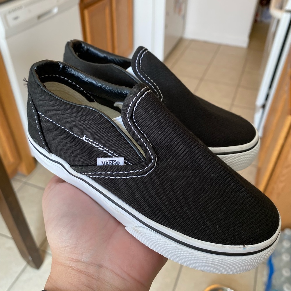 VANS - TODDLER SIZE 9 - CANVAS SLIP ON - NEVER WORN